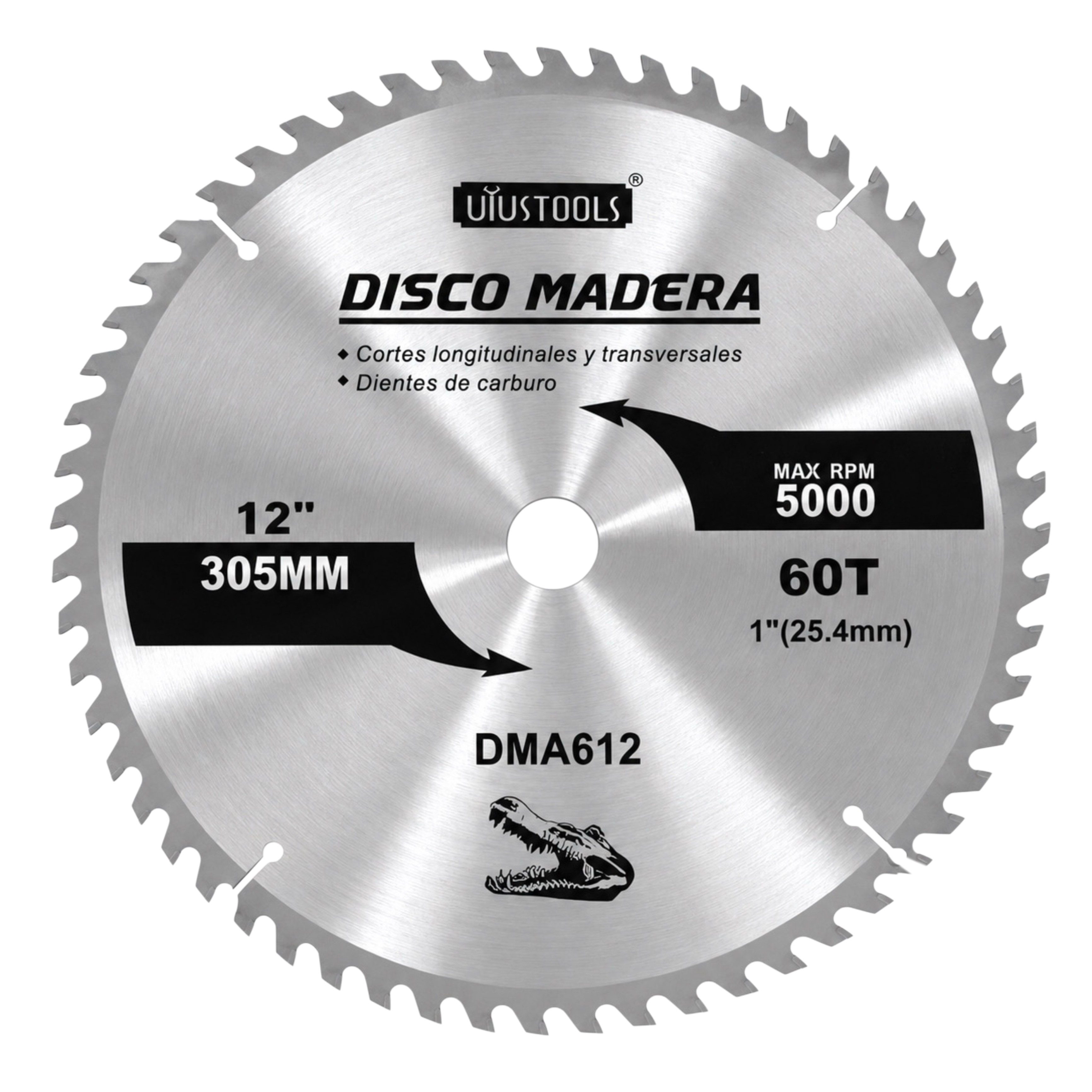 Disco de Madera 12" 60T